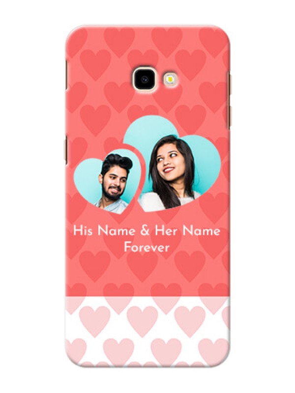 Custom Samsung Galaxy J4 Plus personalized phone covers: Couple Pic Upload Design