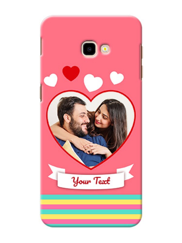 Custom Samsung Galaxy J4 Plus Personalised mobile covers: Love Doodle Design