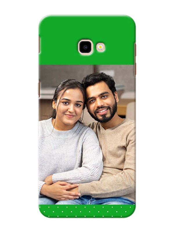 Custom Samsung Galaxy J4 Plus Personalised mobile covers: Green Pattern Design