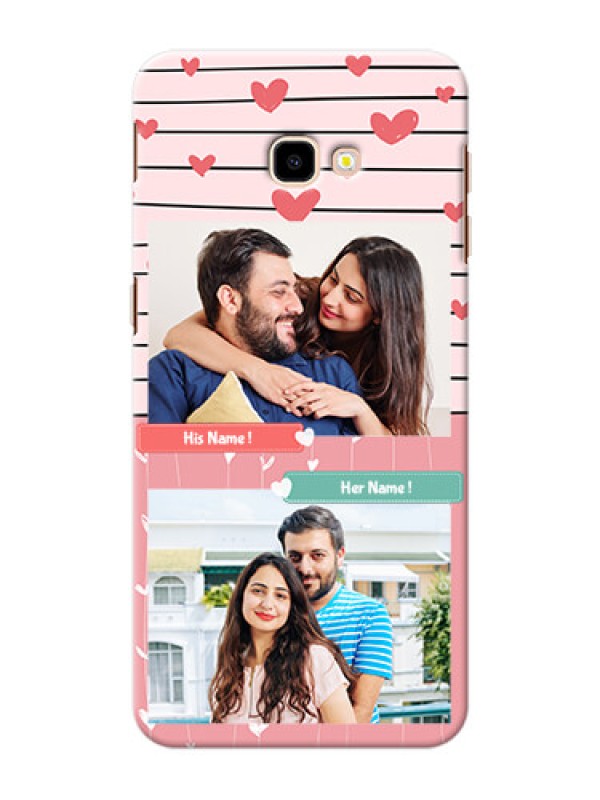 Custom Samsung Galaxy J4 Plus custom mobile covers: Photo with Heart Design