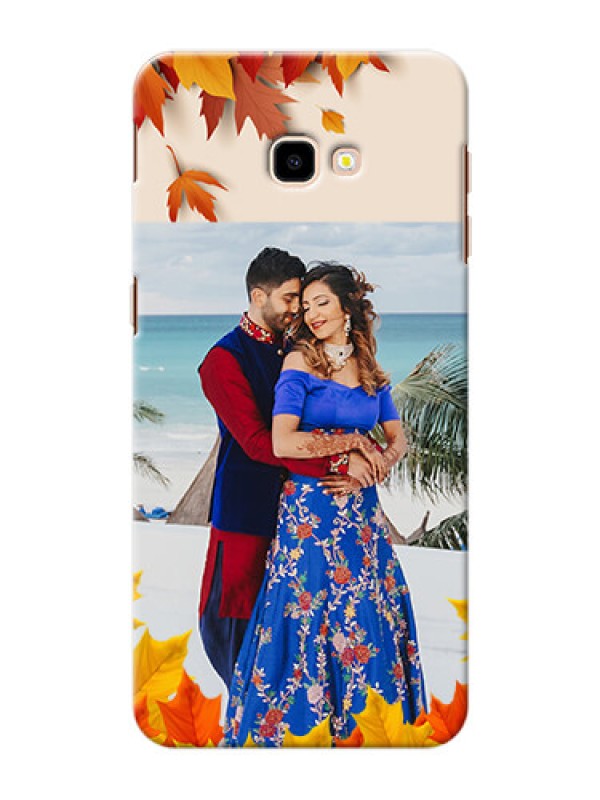 Custom Samsung Galaxy J4 Plus Mobile Phone Cases: Autumn Maple Leaves Design