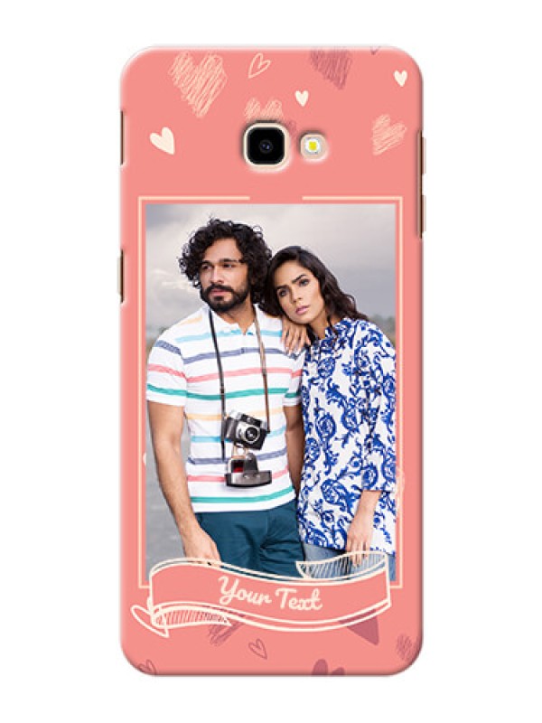 Custom Samsung Galaxy J4 Plus custom mobile phone cases: love doodle art Design