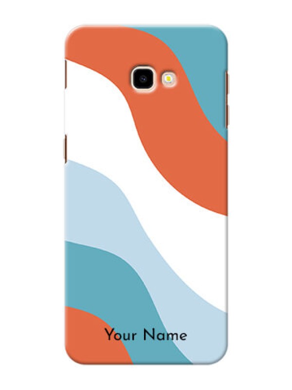 Custom Galaxy J4 Plus Mobile Back Covers: coloured Waves Design
