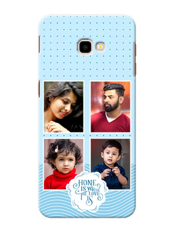 Custom Galaxy J4 Plus Custom Phone Covers: Cute love quote with 4 pic upload Design