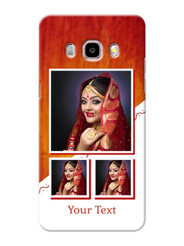 Custom Samsung Galaxy J5 (2016) Wedding Memories Mobile Cover Design