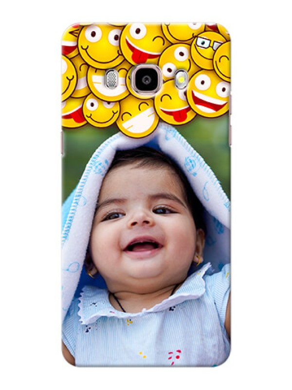 Custom Samsung Galaxy J5 (2016) smileys pattern Design