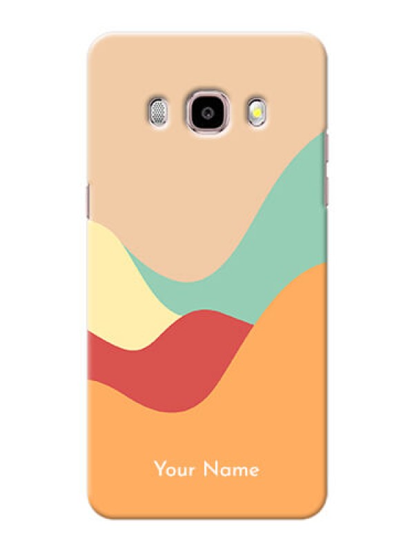 Custom Galaxy J5 (2016) Custom Mobile Case with Ocean Waves Multi-colour Design
