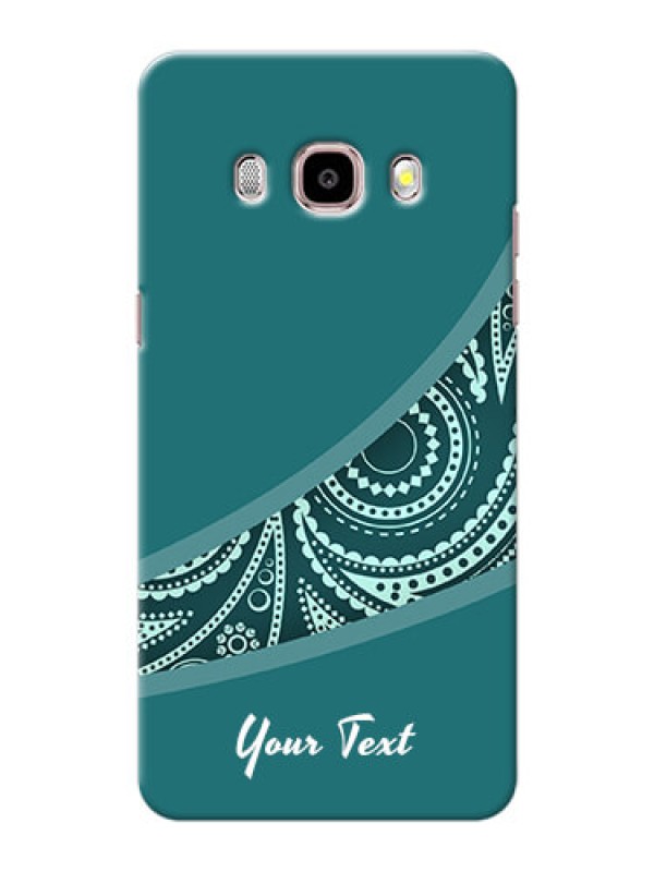 Custom Galaxy J5 (2016) Custom Phone Covers: semi visible floral Design