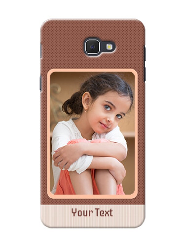 Custom Samsung Galaxy J5 Prime Simple Photo Upload Mobile Cover Design