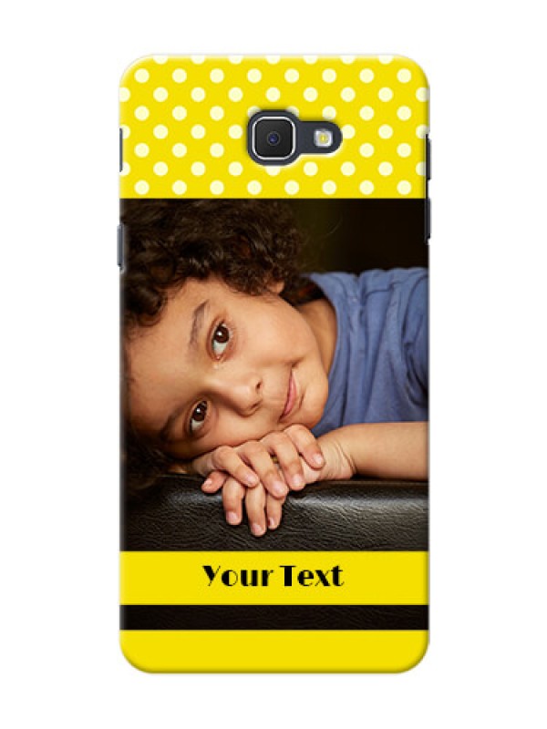 Custom Samsung Galaxy J5 Prime Bright Yellow Mobile Case Design