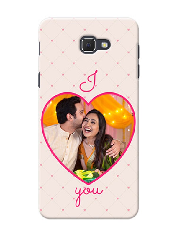 Custom Samsung Galaxy J5 Prime Love Symbol Picture Upload Mobile Case Design