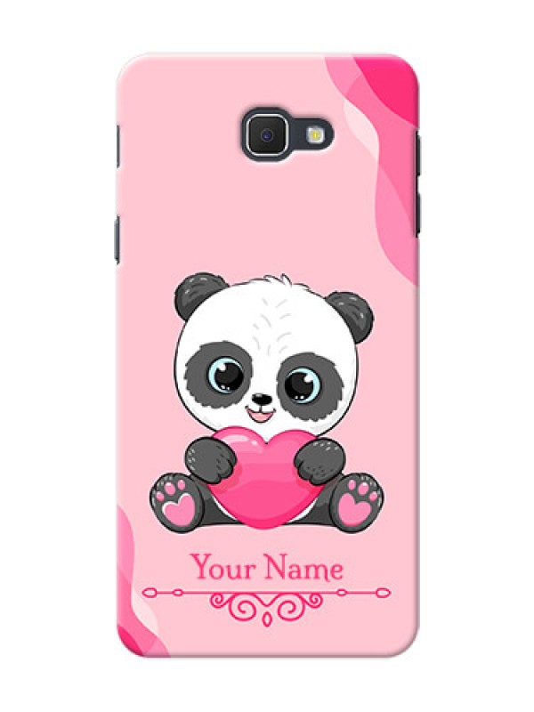Custom Galaxy J5 Prime Mobile Back Covers: Cute Panda Design