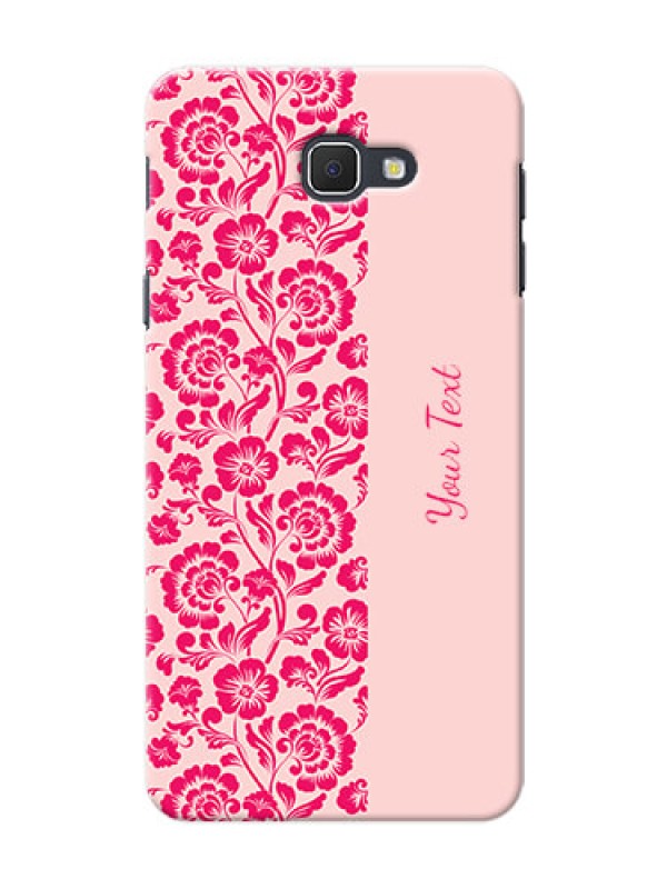 Custom Galaxy J5 Prime Phone Back Covers: Attractive Floral Pattern Design