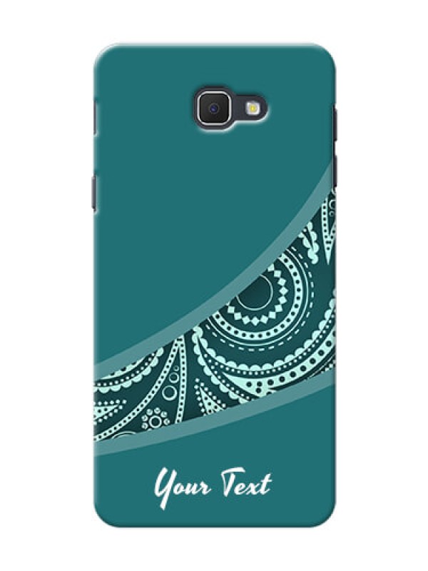 Custom Galaxy J5 Prime Custom Phone Covers: semi visible floral Design