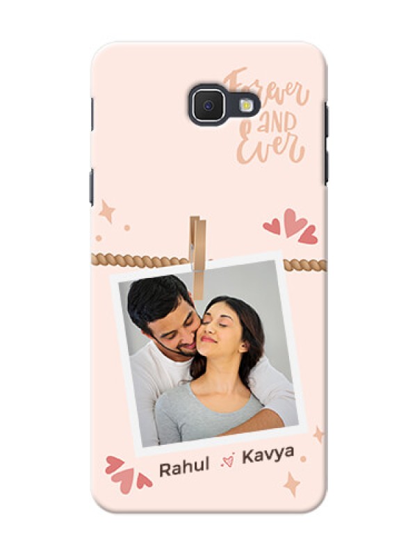 Custom Galaxy J5 Prime Phone Back Covers: Forever and ever love Design