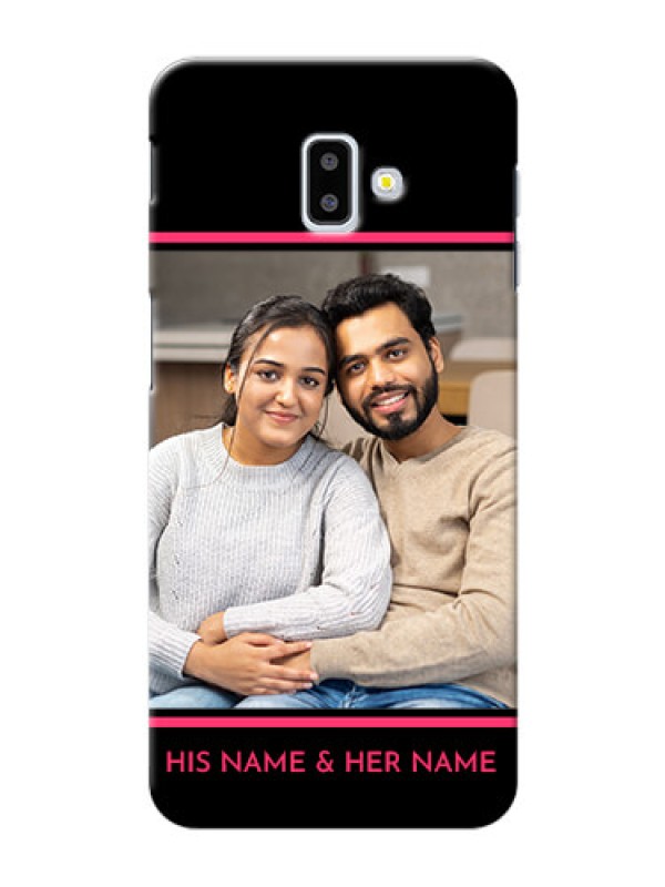 Custom Samsung Galaxy J6 Plus Mobile Covers With Add Text Design