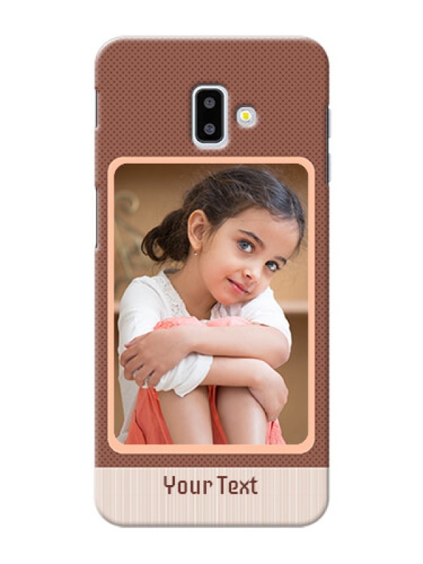 Custom Samsung Galaxy J6 Plus Phone Covers: Simple Pic Upload Design