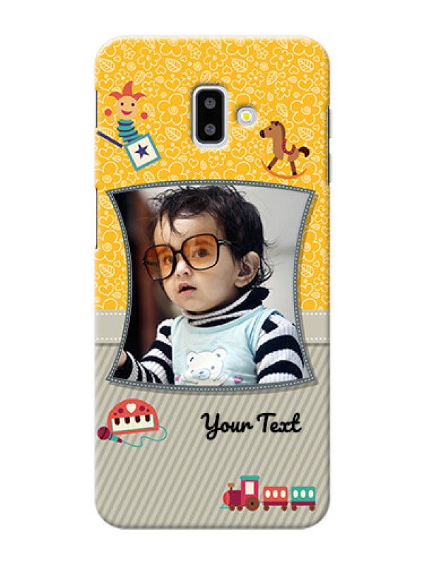 Custom Samsung Galaxy J6 Plus Mobile Cases Online: Baby Picture Upload Design