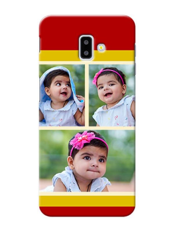 Custom Samsung Galaxy J6 Plus mobile phone cases: Multiple Pic Upload Design
