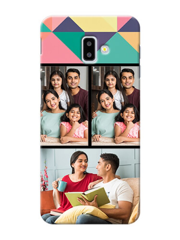 Custom Samsung Galaxy J6 Plus personalised phone covers: Bulk Pic Upload Design
