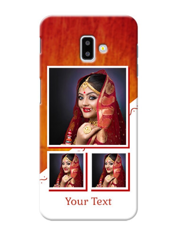 Custom Samsung Galaxy J6 Plus Personalised Phone Cases: Wedding Memories Design  