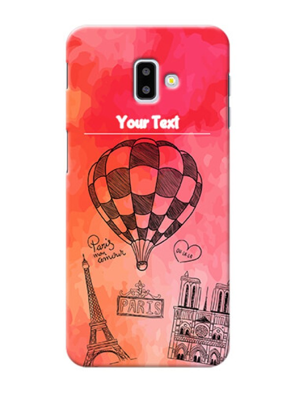 Custom Samsung Galaxy J6 Plus Personalized Mobile Covers: Paris Theme Design