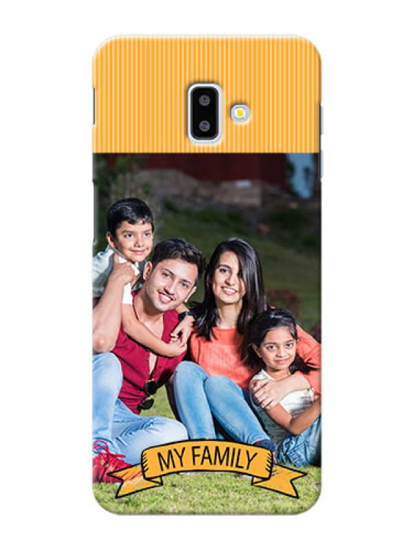 Custom Samsung Galaxy J6 Plus Personalized Mobile Cases: My Family Design