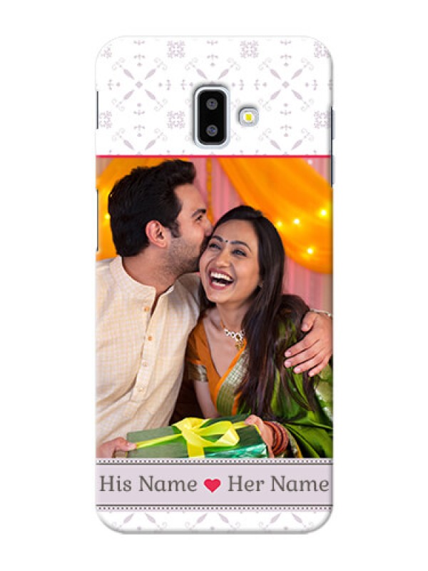 Custom Samsung Galaxy J6 Plus Phone Cases with Photo and Ethnic Design