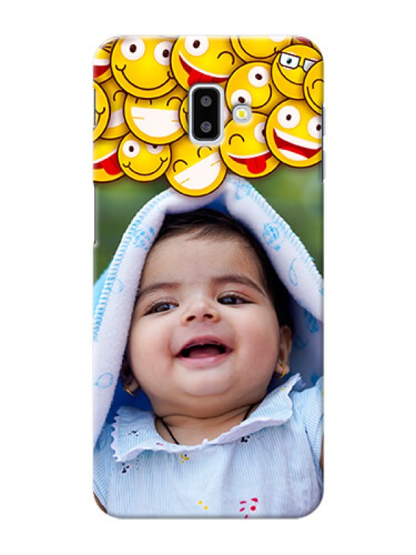 Custom Samsung Galaxy J6 Plus Custom Phone Cases with Smiley Emoji Design