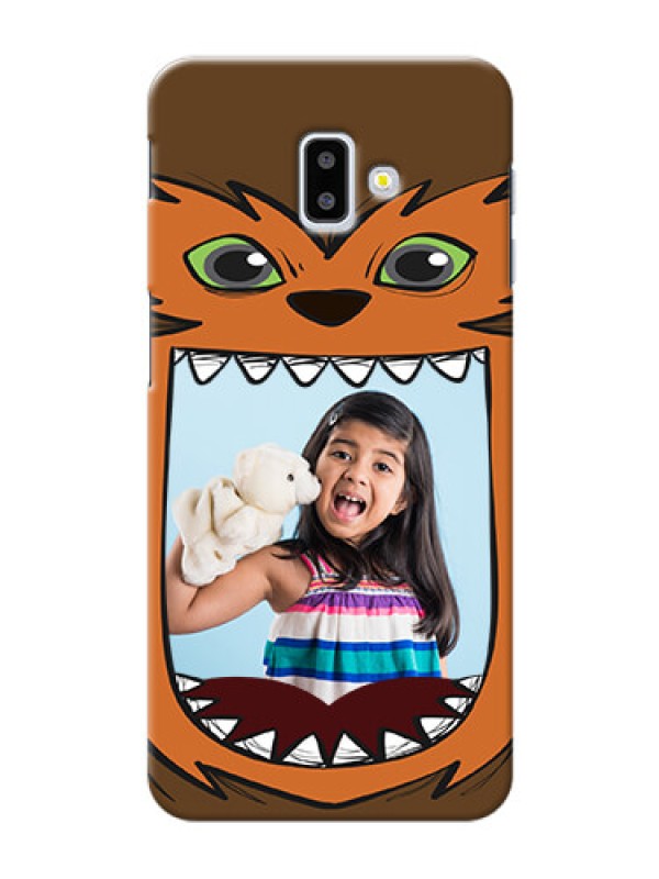 Custom Samsung Galaxy J6 Plus Phone Covers: Owl Monster Back Case Design