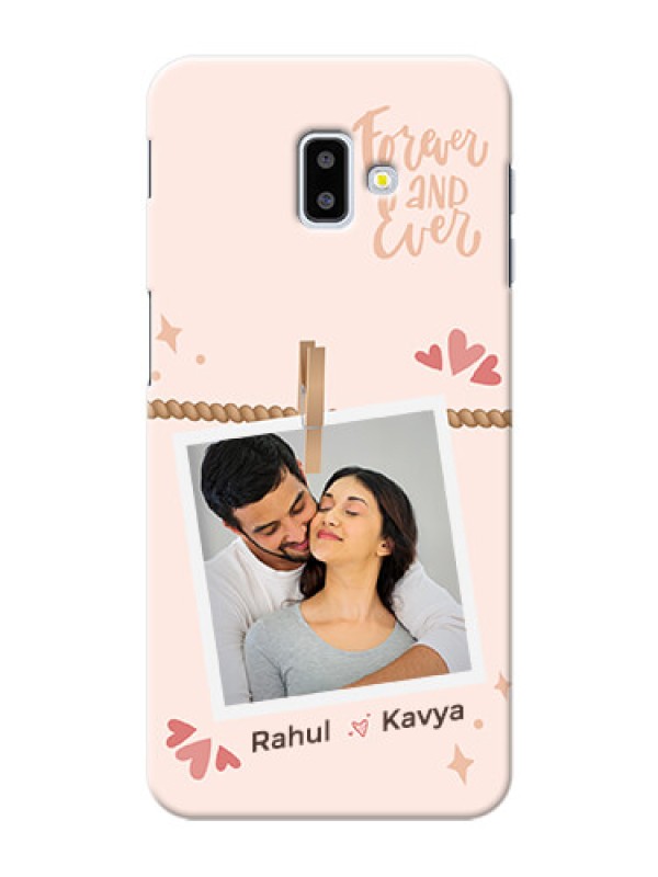Custom Galaxy J6 Plus Phone Back Covers: Forever and ever love Design