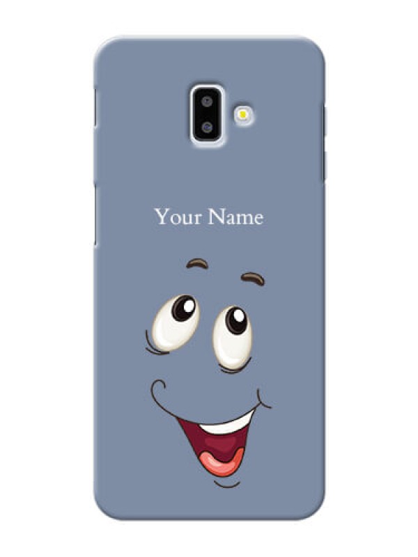 Custom Galaxy J6 Plus Phone Back Covers: Laughing Cartoon Face Design