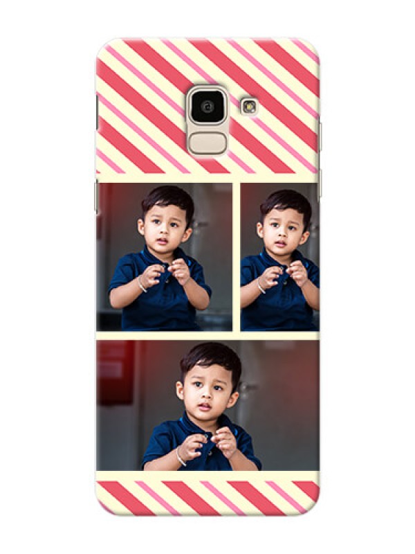 Custom Samsung Galaxy J6 Multiple Picture Upload Mobile Case Design