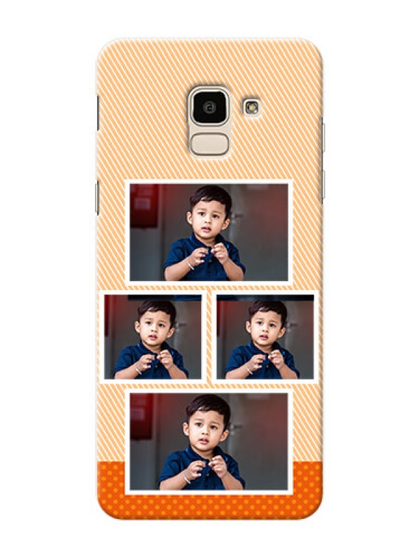 Custom Samsung Galaxy J6 Bulk Photos Upload Mobile Case  Design