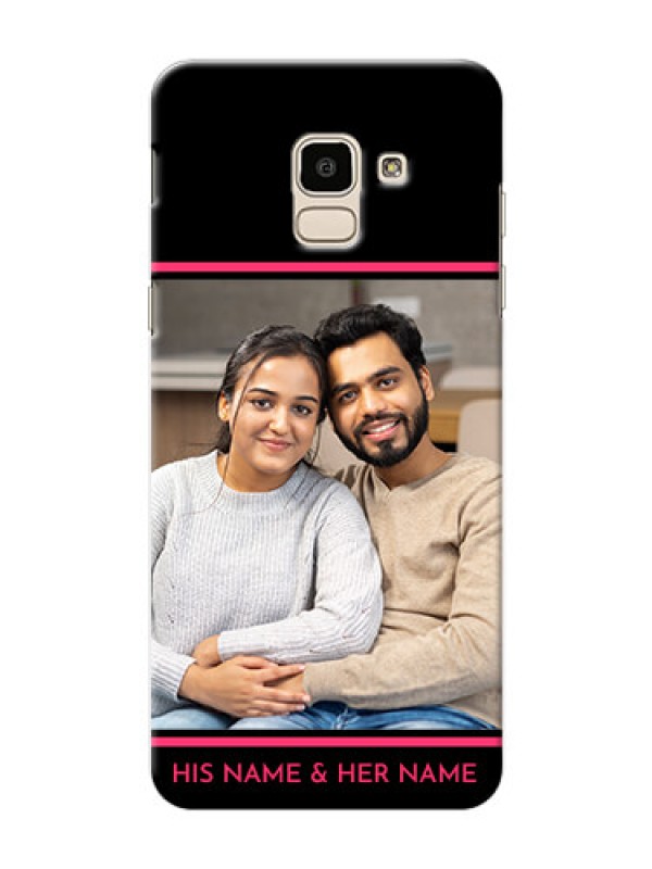 Custom Samsung Galaxy J6 Photo With Text Mobile Case Design