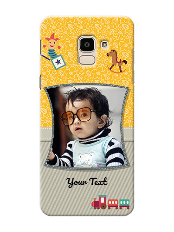 Custom Samsung Galaxy J6 Baby Picture Upload Mobile Cover Design
