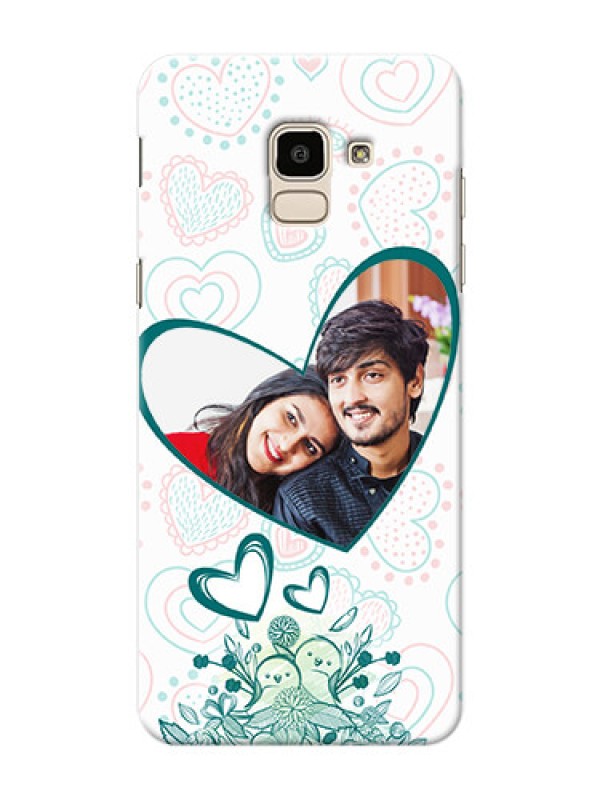Custom Samsung Galaxy J6 Couples Picture Upload Mobile Case Design