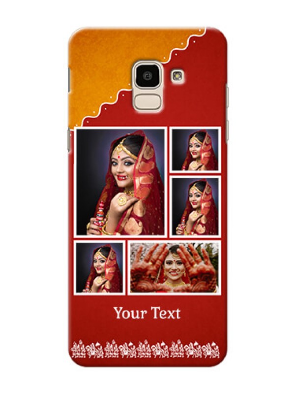Custom Samsung Galaxy J6 Multiple Pictures Upload Mobile Case Design
