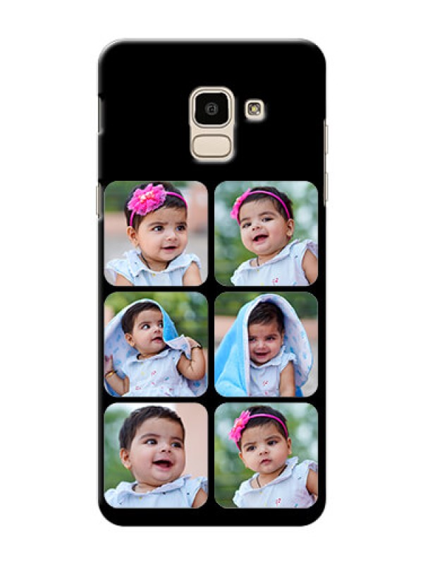 Custom Samsung Galaxy J6 Multiple Pictures Mobile Back Case Design