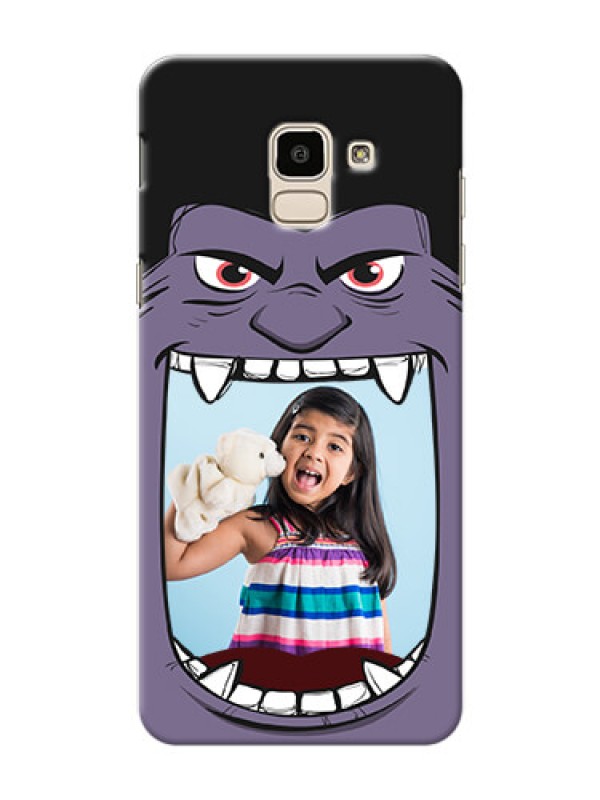 Custom Samsung Galaxy J6 angry monster backcase Design