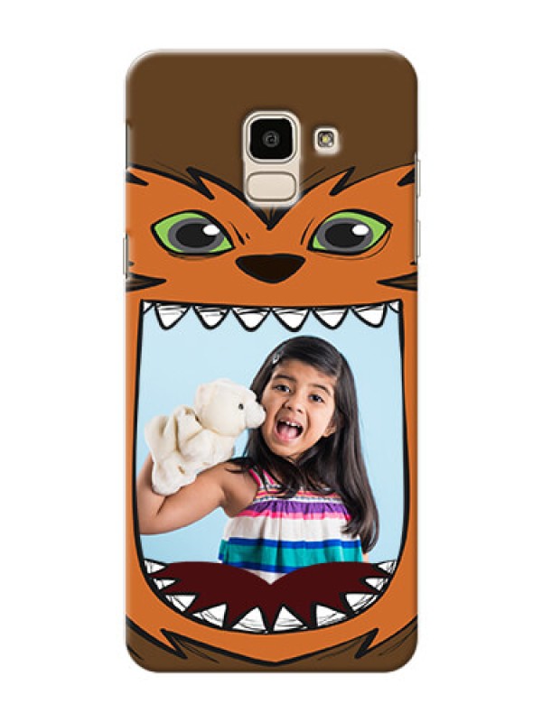 Custom Samsung Galaxy J6 owl monster backcase Design