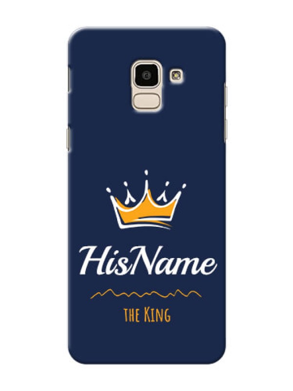 Custom Galaxy J6 King Phone Case with Name