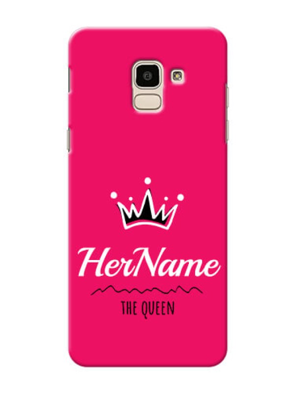 Custom Galaxy J6 Queen Phone Case with Name