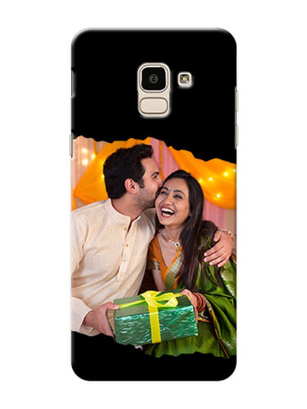 Custom Galaxy J6 Custom Phone Covers: Tear-off Design