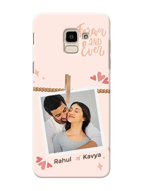 Custom Galaxy J6 Phone Back Covers: Forever and ever love Design