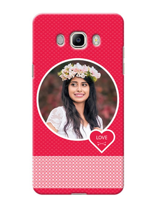 Custom Samsung Galaxy J7 (2016) Pink Design Pattern Mobile Case Design