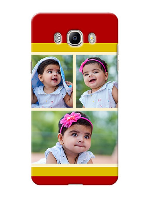 Custom Samsung Galaxy J7 (2016) Multiple Picture Upload Mobile Cover Design
