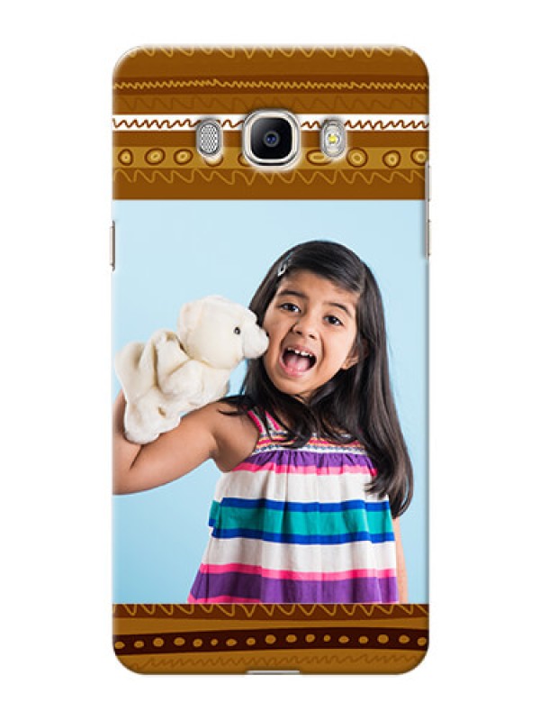 Custom Samsung Galaxy J7 (2016) Friends Picture Upload Mobile Cover Design