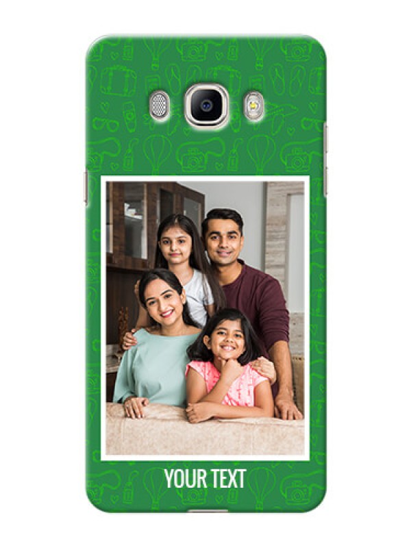 Custom Samsung Galaxy J7 (2016) Multiple Picture Upload Mobile Back Cover Design