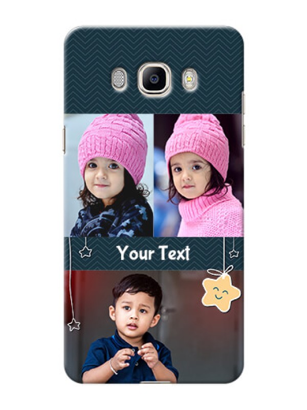 Custom Samsung Galaxy J7 (2016) 3 image holder with hanging stars Design